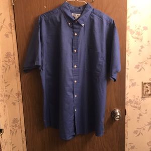 Men’s short sleeve casual dress shirt
